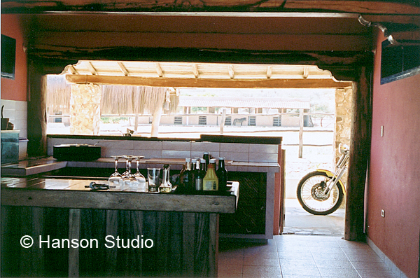 Motorcycle and Bar - Horizontal